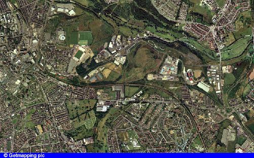 satalite picture of Barnsley club